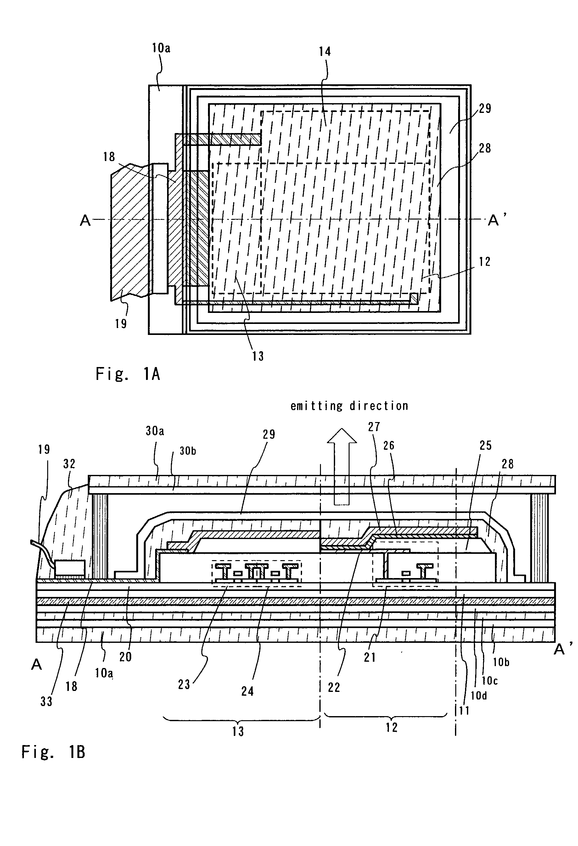 Light emitting device and electronic apparatus