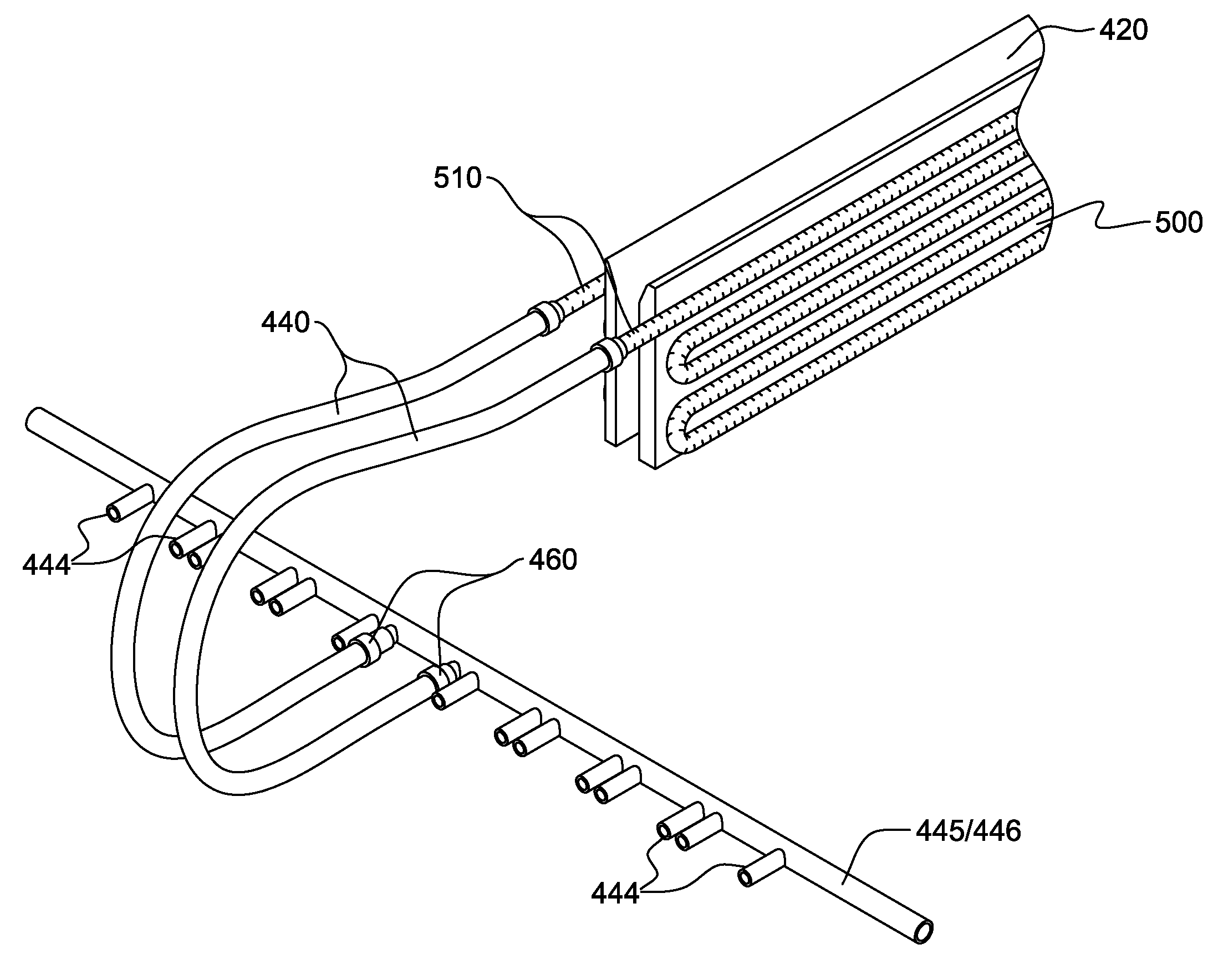 High performance dual-in-line memory (DIMM) array liquid cooling assembly and method