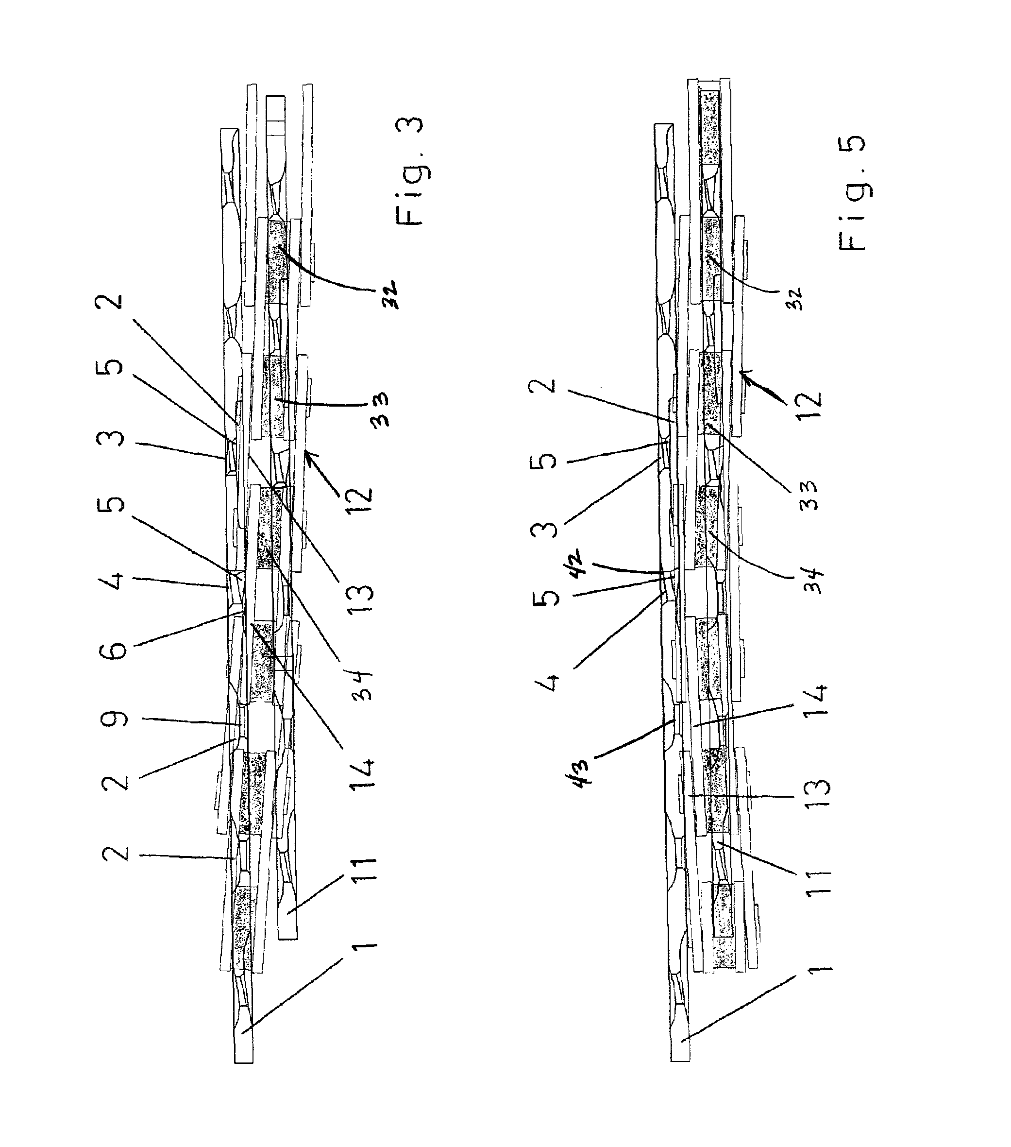 Low-noise chainwheel