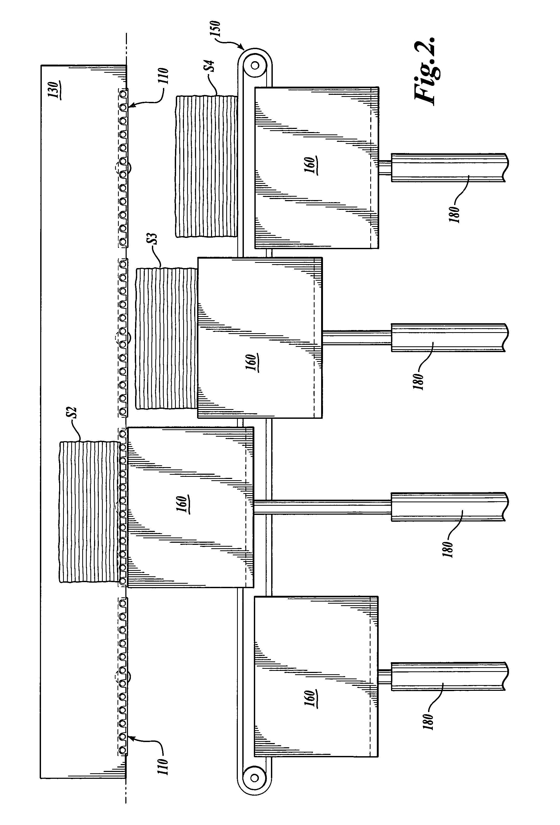 Automatically aligning stacks of planar food product