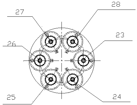 Induction quenching machining tool for flake workpieces