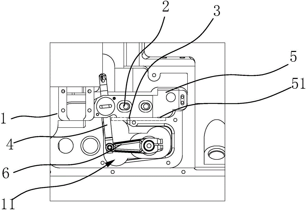 Sewing machine and lubricating structure of curved needle slide bar on sewing machine