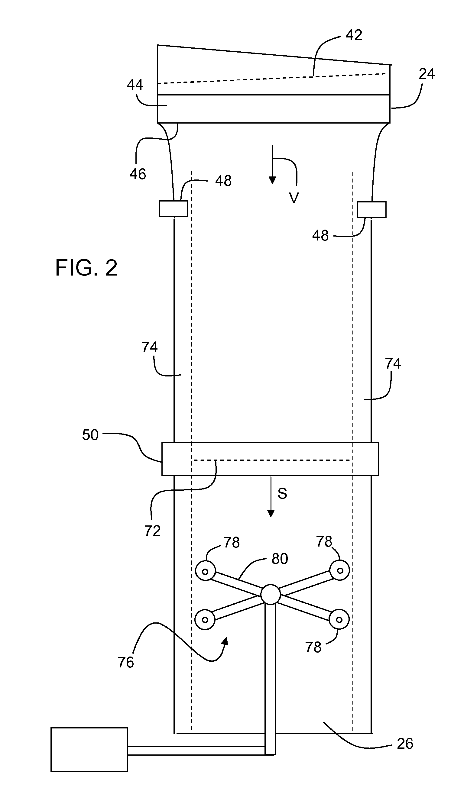 Method for low energy separation of a glass ribbon