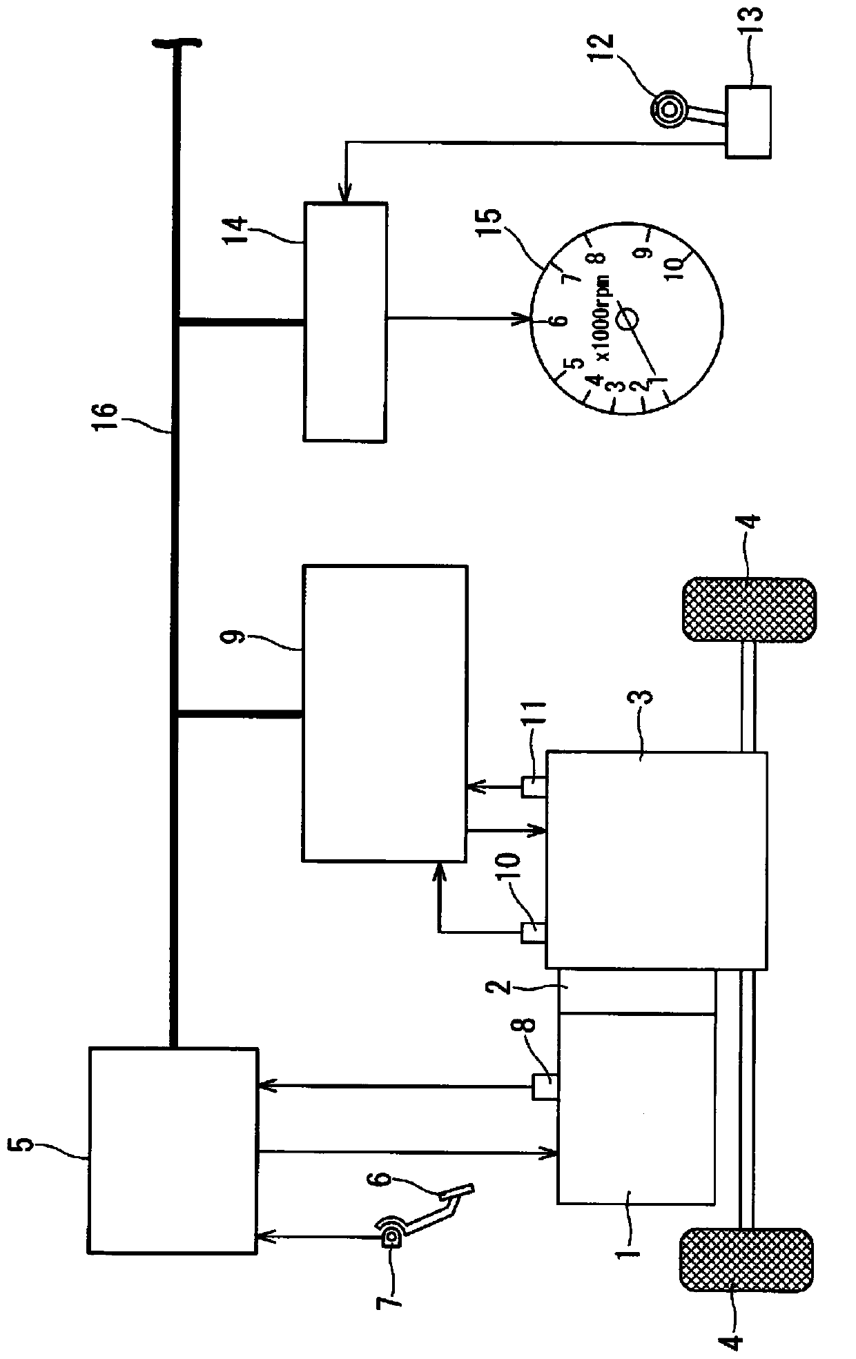 Speed ​​display device