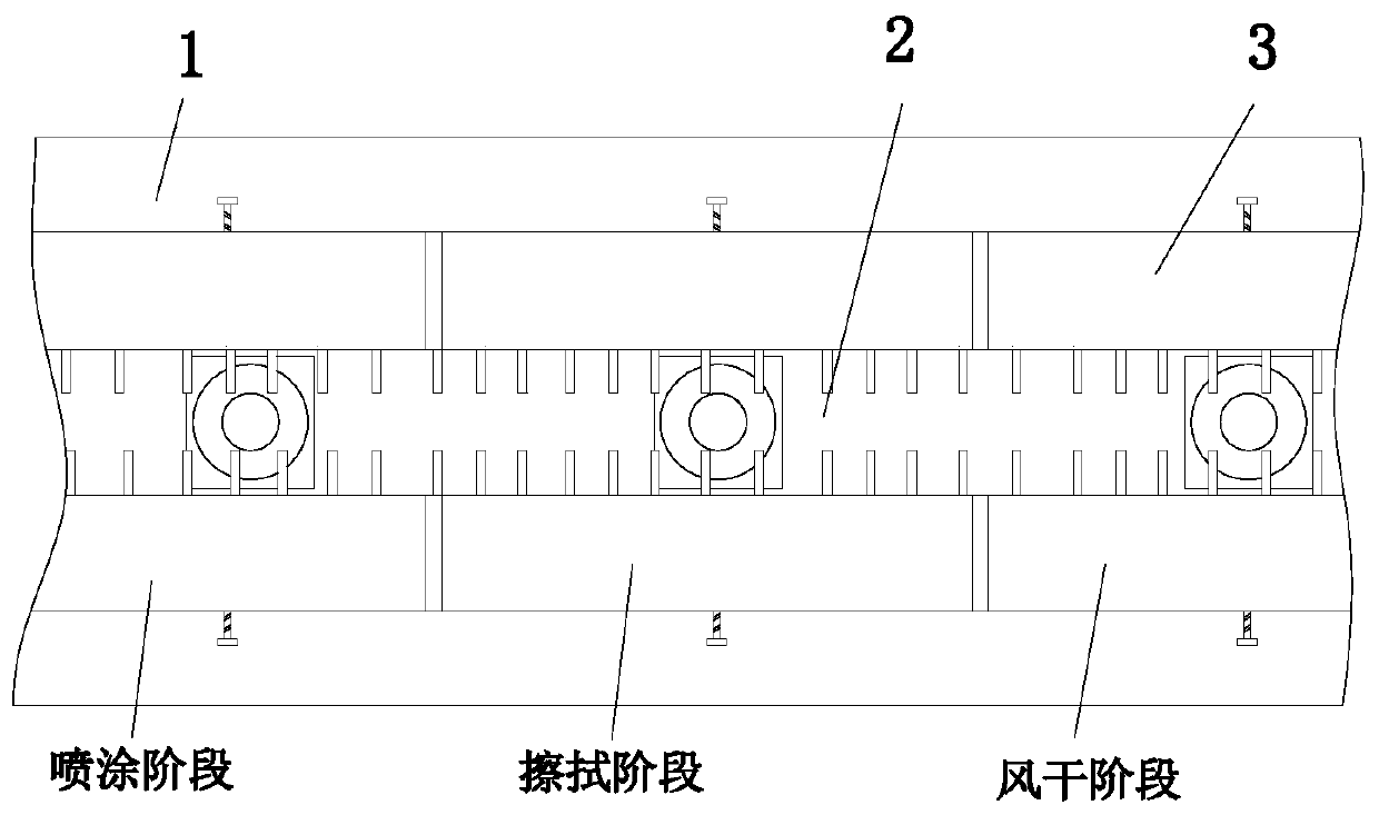 System and method for external surface treatment of ceramic products