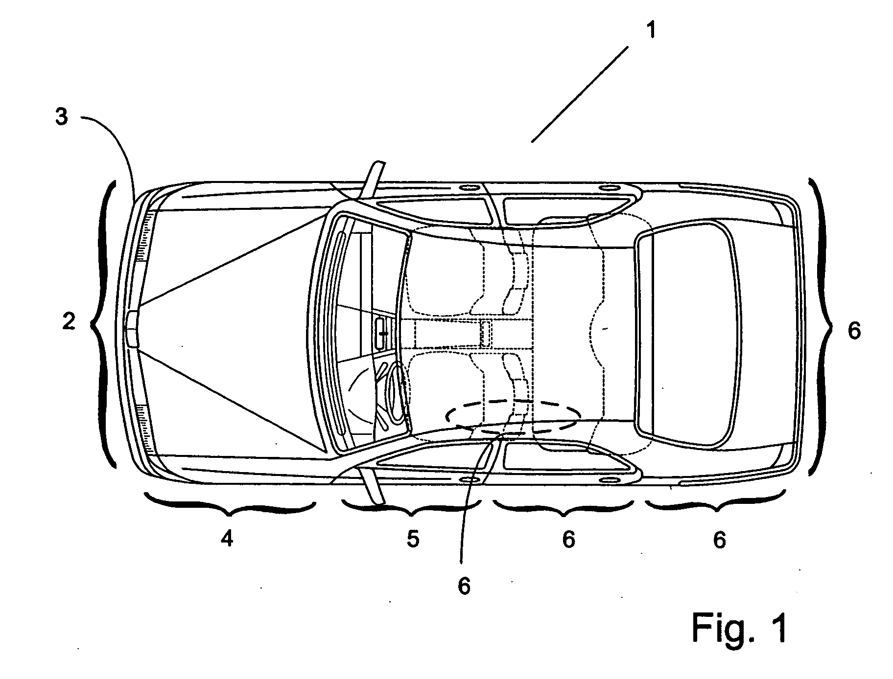 Method for controlling a safety system in a vehicle