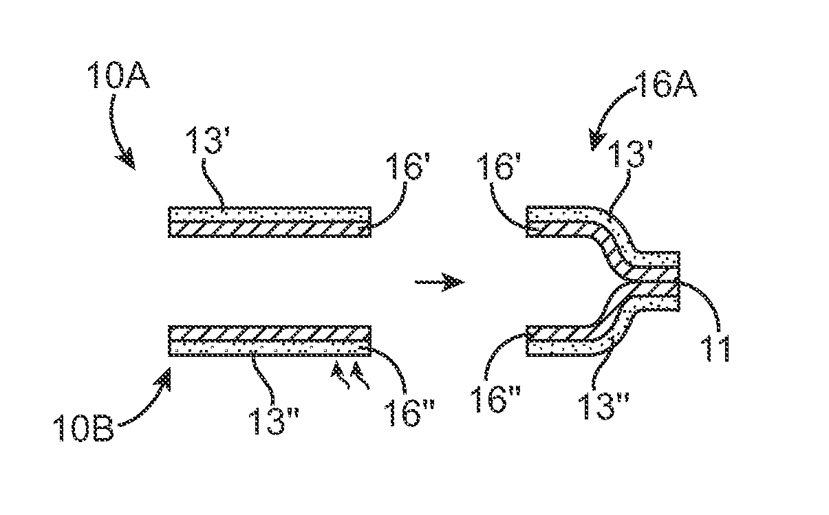 Material for creating multi-layered films and methods for making the same