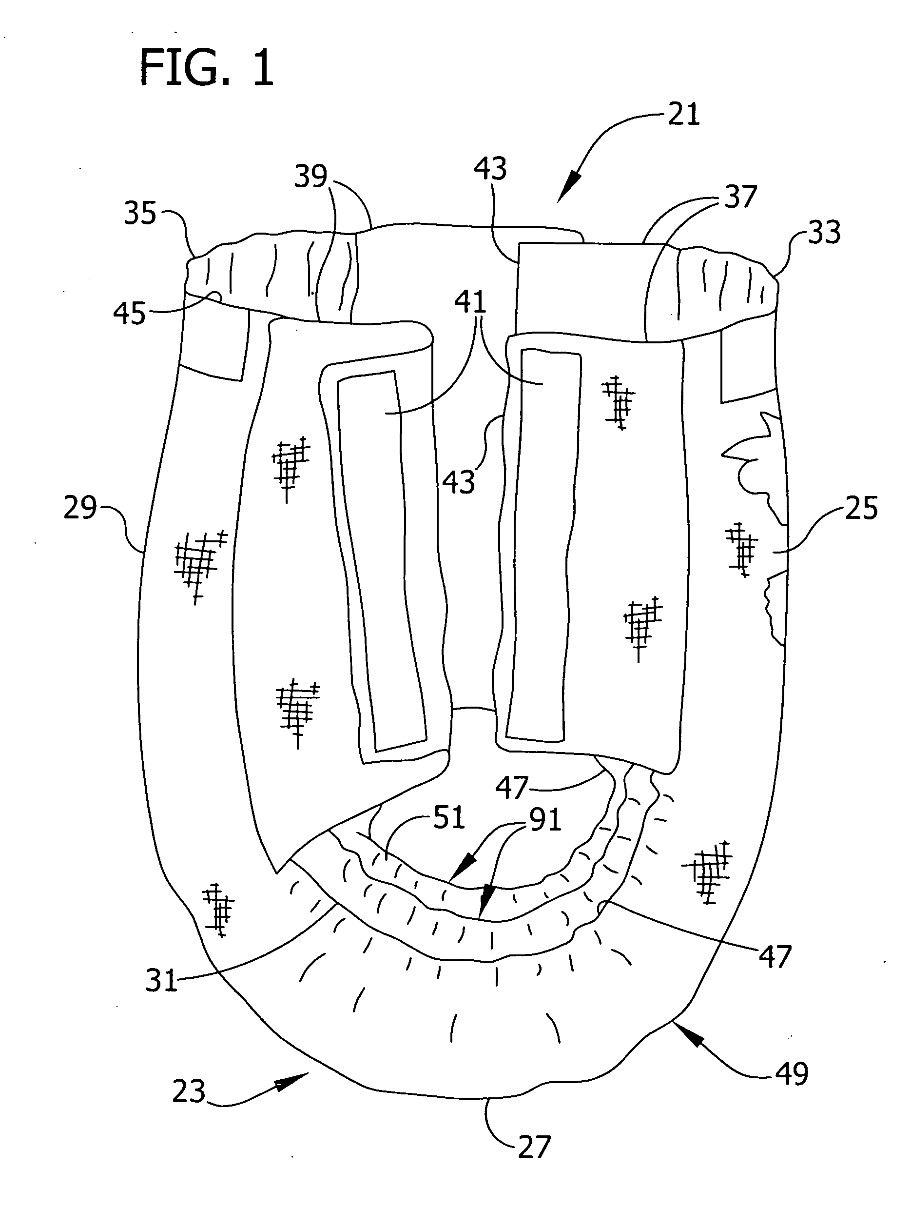 Disposable absorbent article