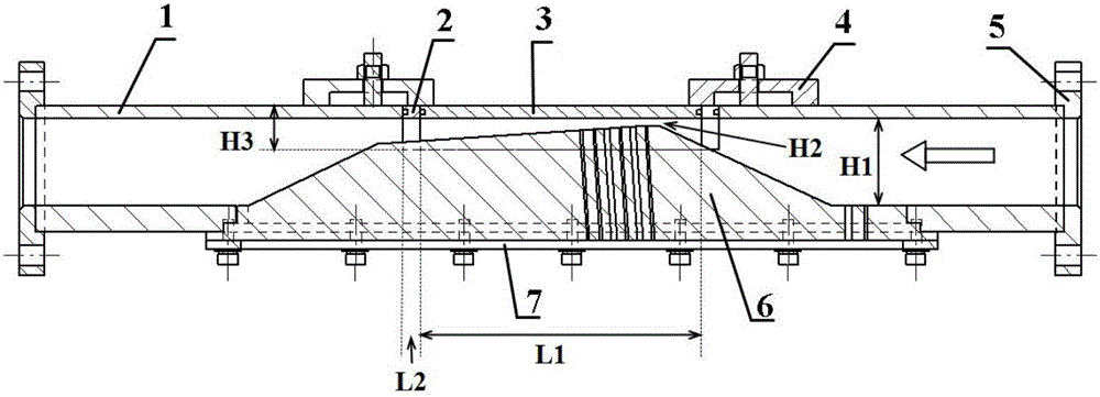 Detachable cryogenic liquid cavitation flow observational test section