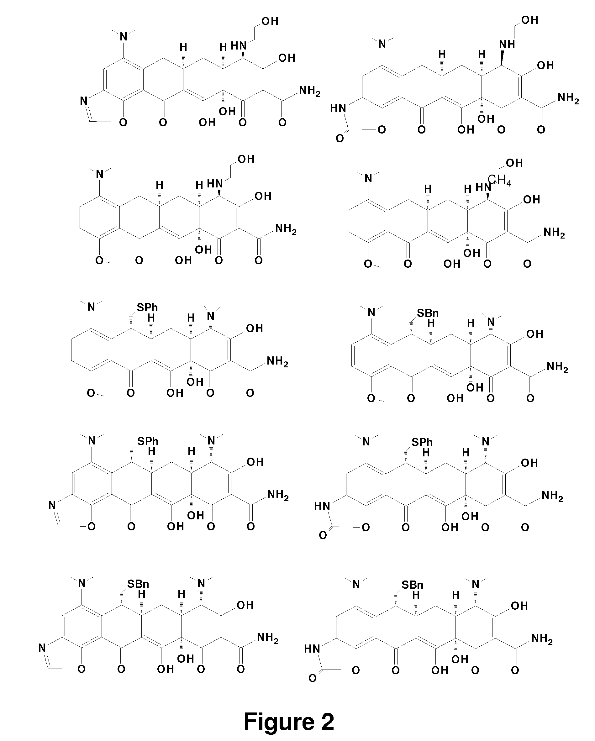 Tetracycline derivatives with reduced antibiotic activity and neuroprotective benefits