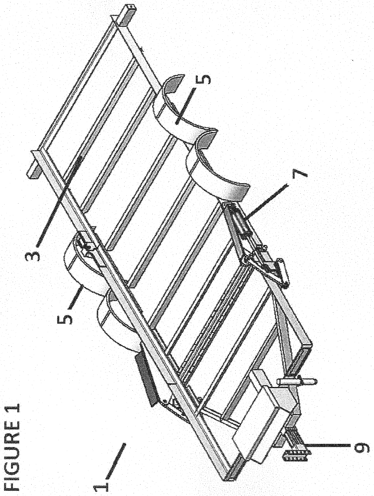 Foldable transportation trailer