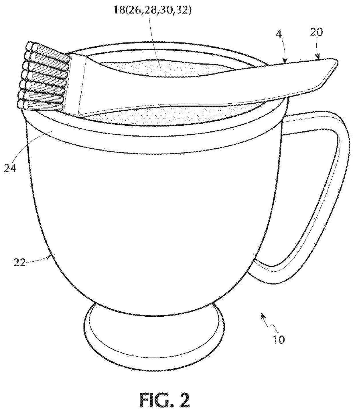 System for applying a hair remover to human skin and the hair remover