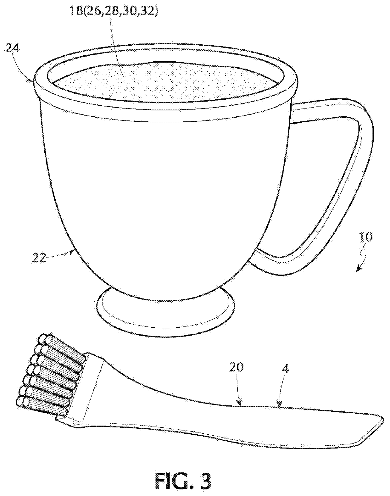 System for applying a hair remover to human skin and the hair remover