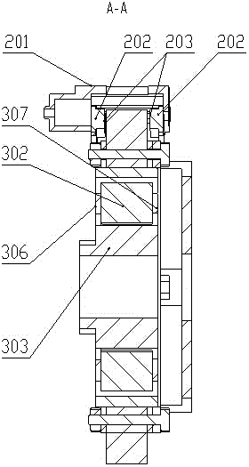 Outside-disc inside-magnet disc brake