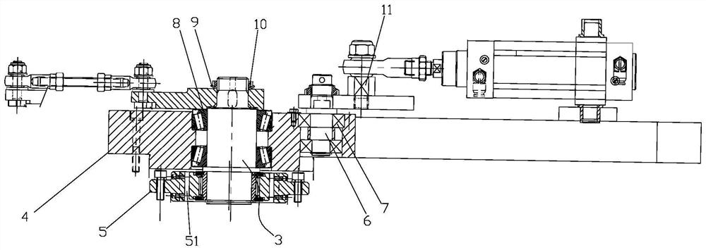 Heavy-load chassis rapid displacement driving device