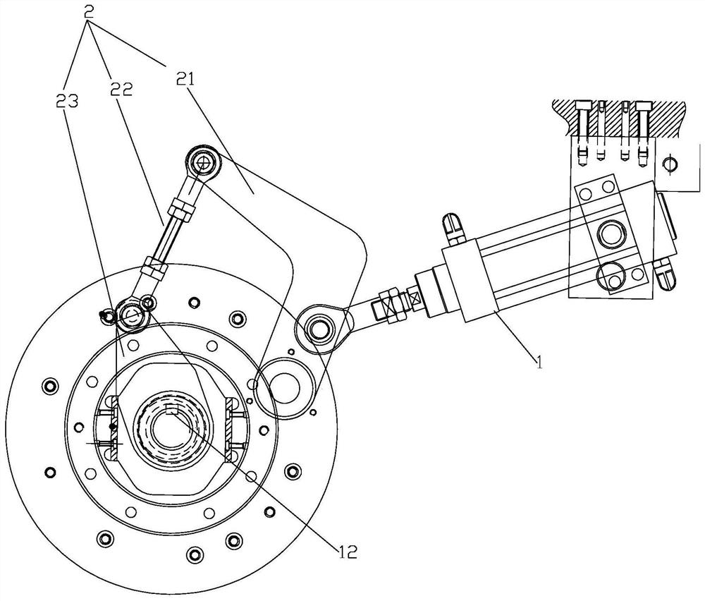 Heavy-load chassis rapid displacement driving device