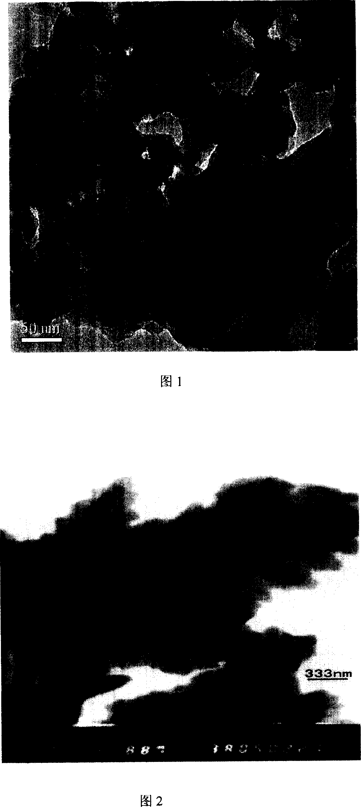 Preparation method of carbon-cladded magnetic metal nanometer material