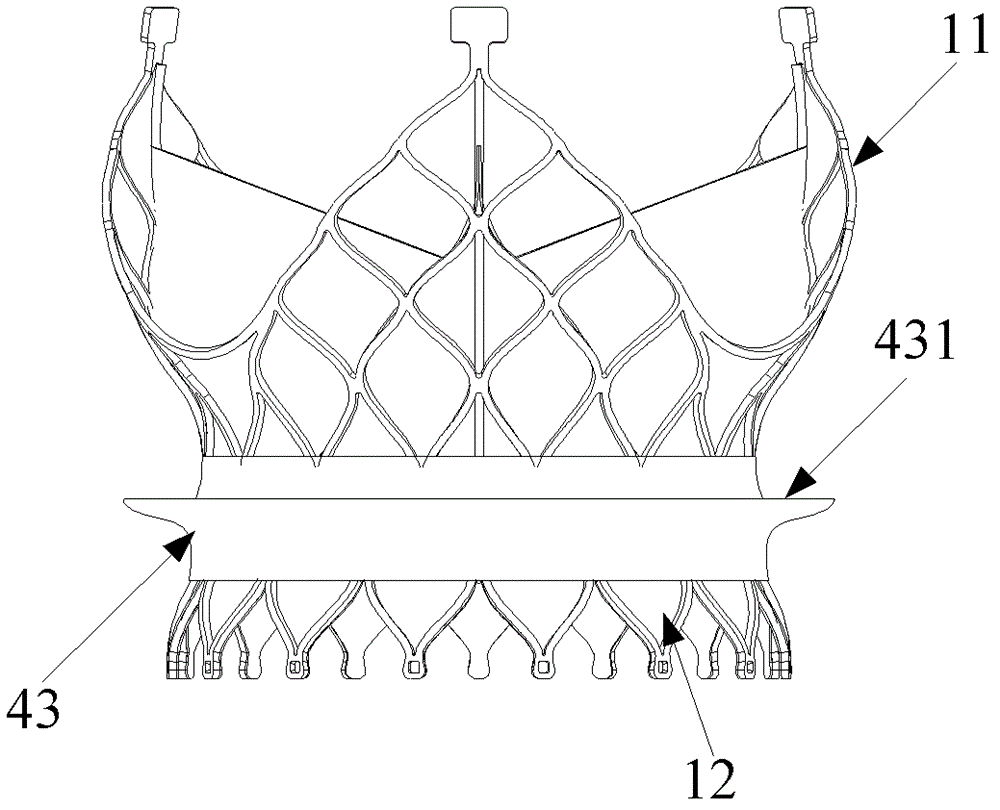 Artificial heart valve and its stent