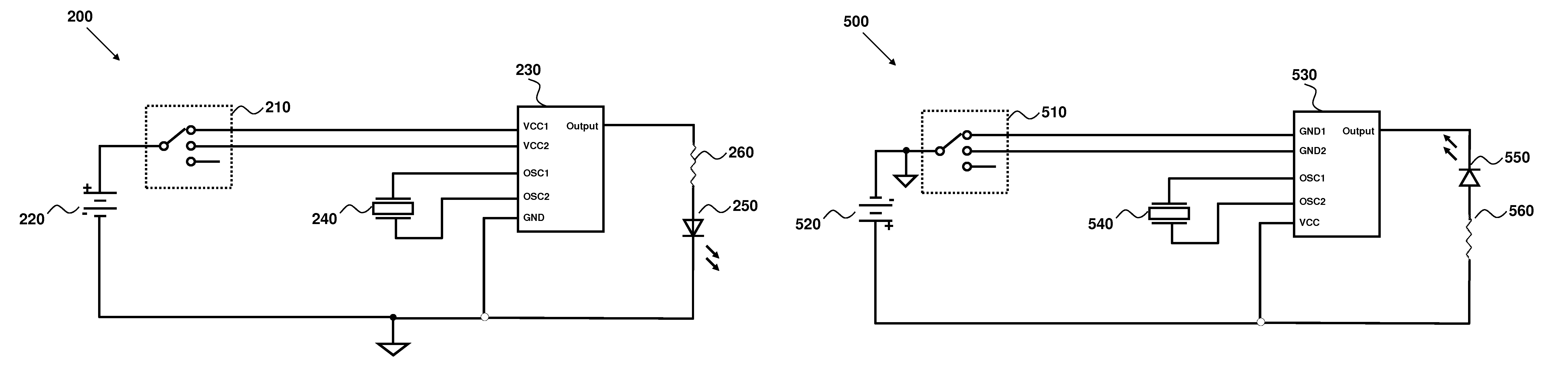 Flameless candle circuit with multiple modes