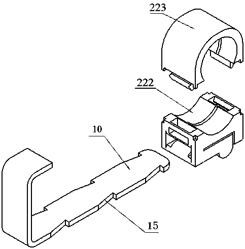 A line card and its line code bracket, an insulated line code and a vehicle using the line card