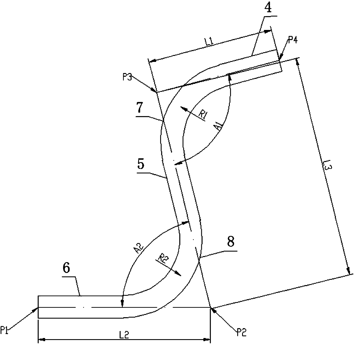 Special-shaped insulation wear-resistant sand spraying rubber flexible pipe