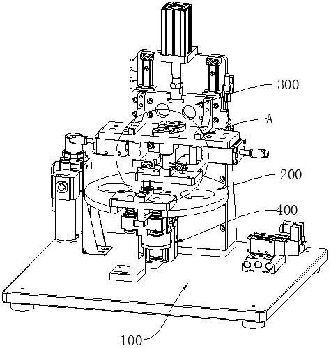 Rotating disc type battery edge ironing equipment