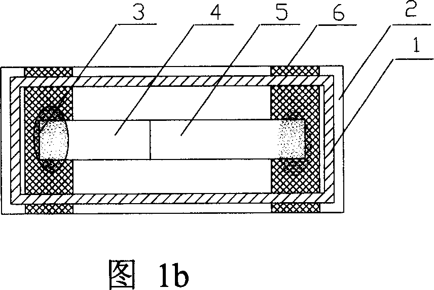 Vibration ceramic resonance of independent flake thickness-changing and its production