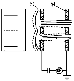 Spiral wave plasma propelling unit without neutralizer