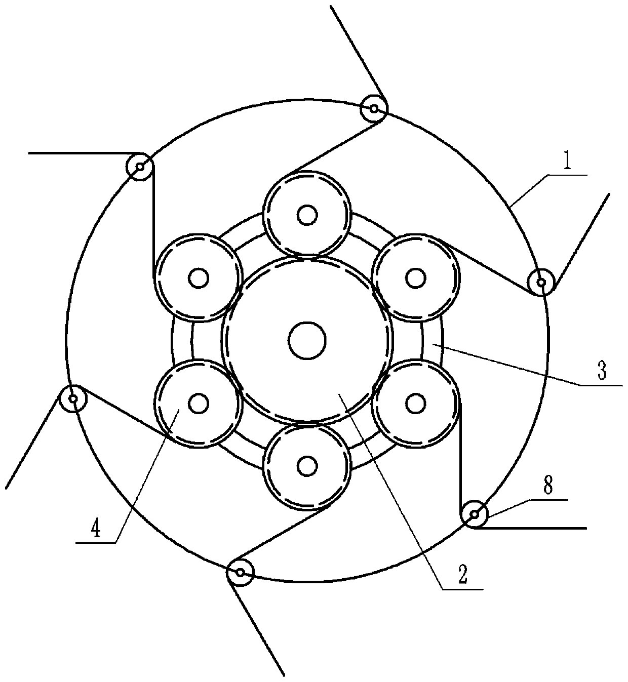 Textile machine yarn storage device