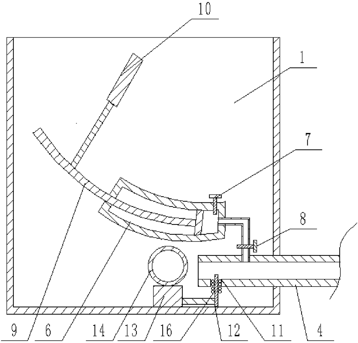 Device for soaking fireproof glass