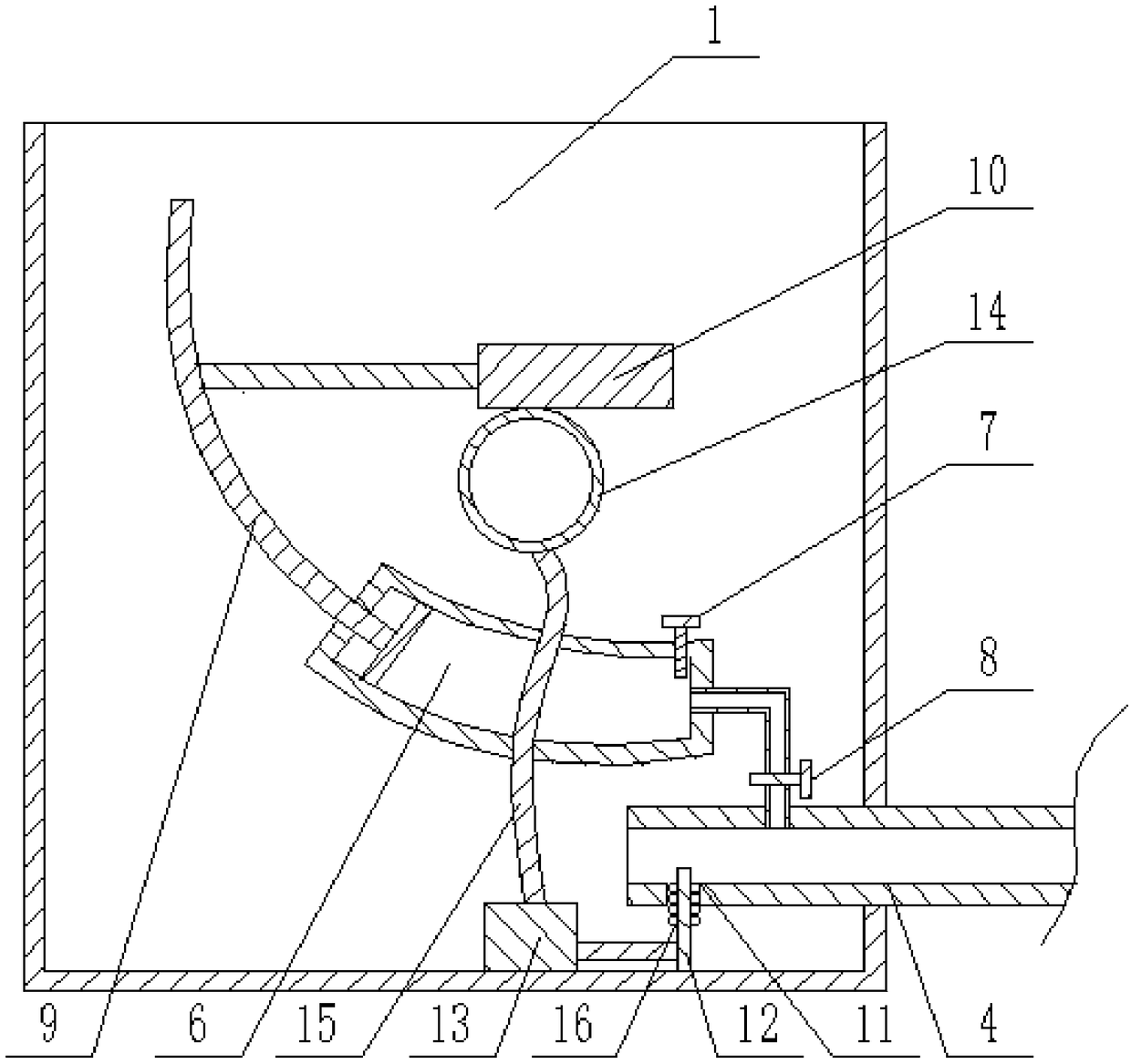 Device for soaking fireproof glass