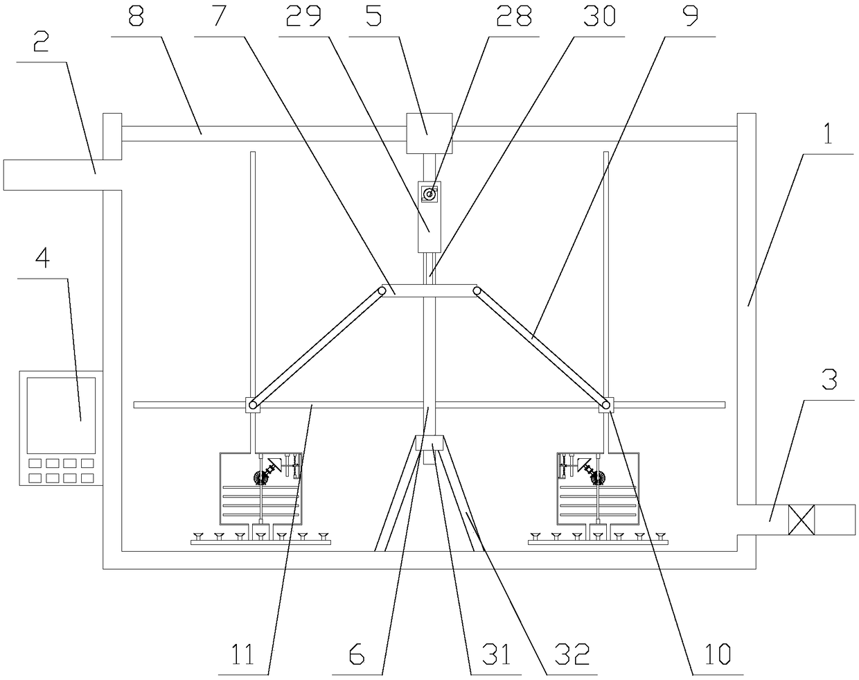 Energy-saving aeration system with speed regulation function and wide action range