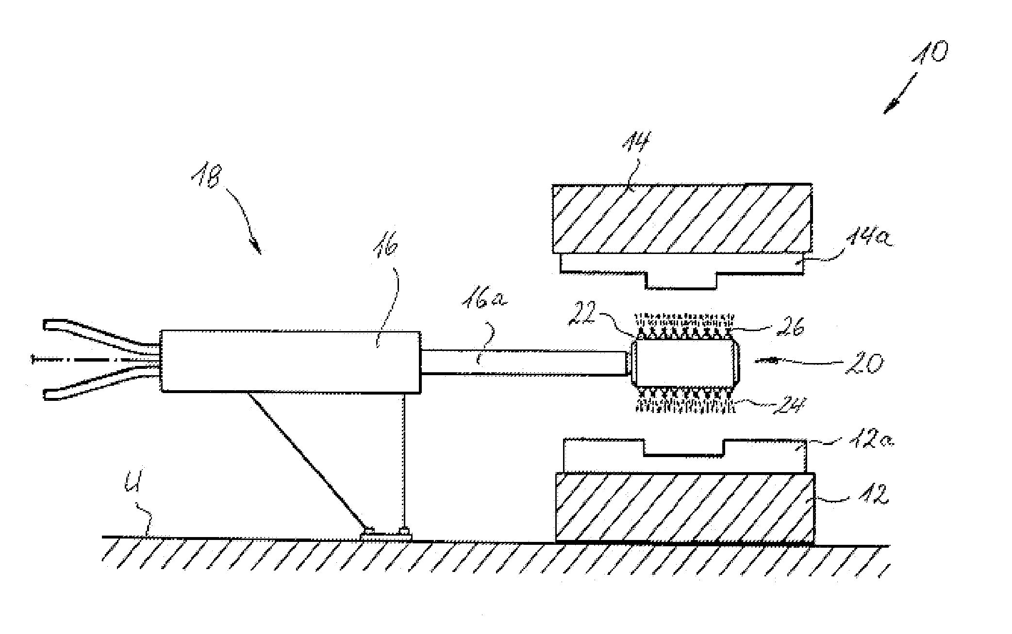 Spraying tool with a switch-off valve