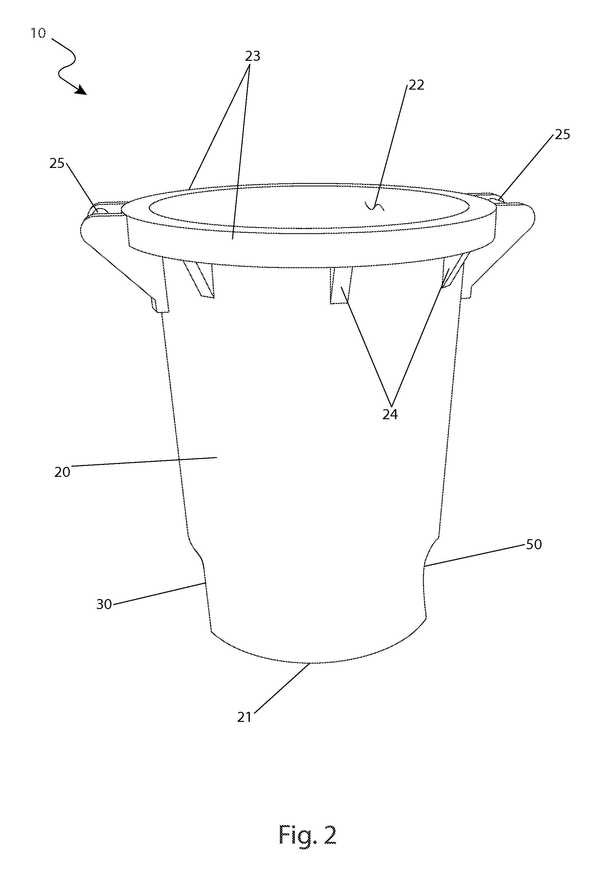 Refuse container with handling features