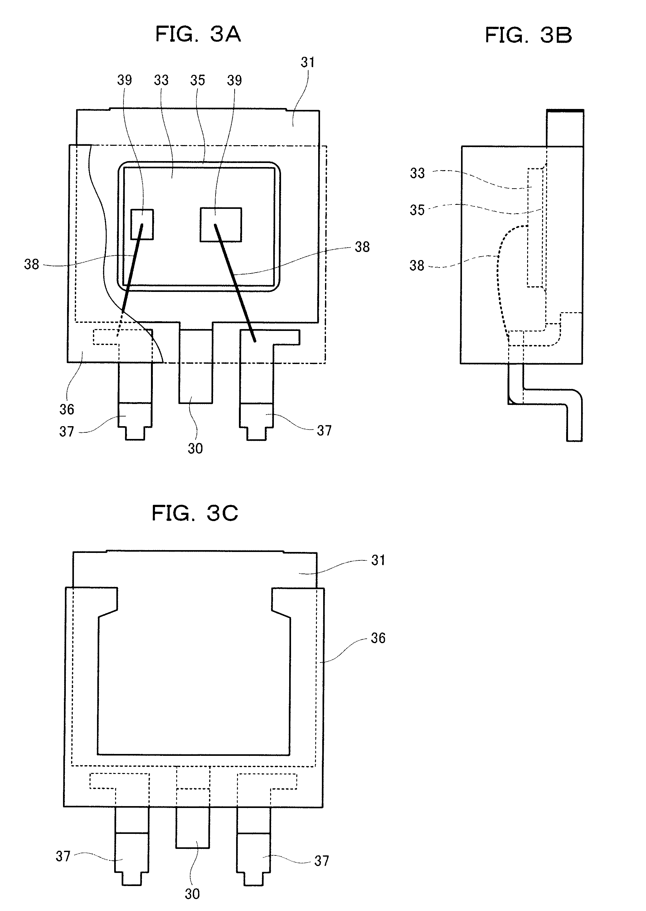 Semiconductor device using lead-free solder as die bonding material and die bonding material not containing lead