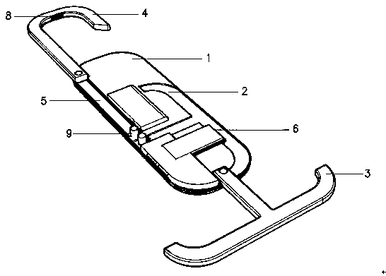 A foldable electronic scale