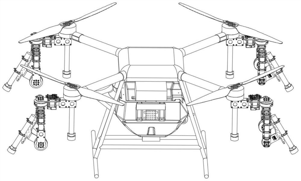 Low-dosage environment-friendly intelligent side spraying device for obstacle avoidance of plant protection unmanned aerial vehicle