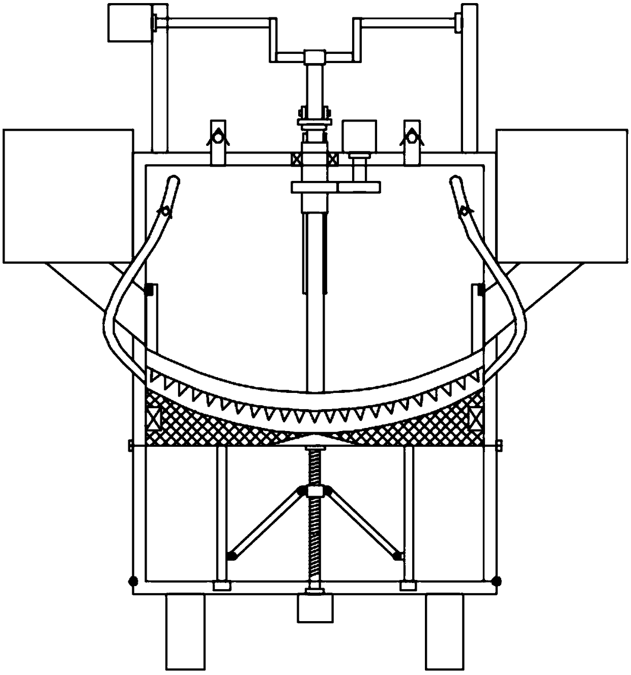 Environment-friendly smashing and recovering device for waste electronic products