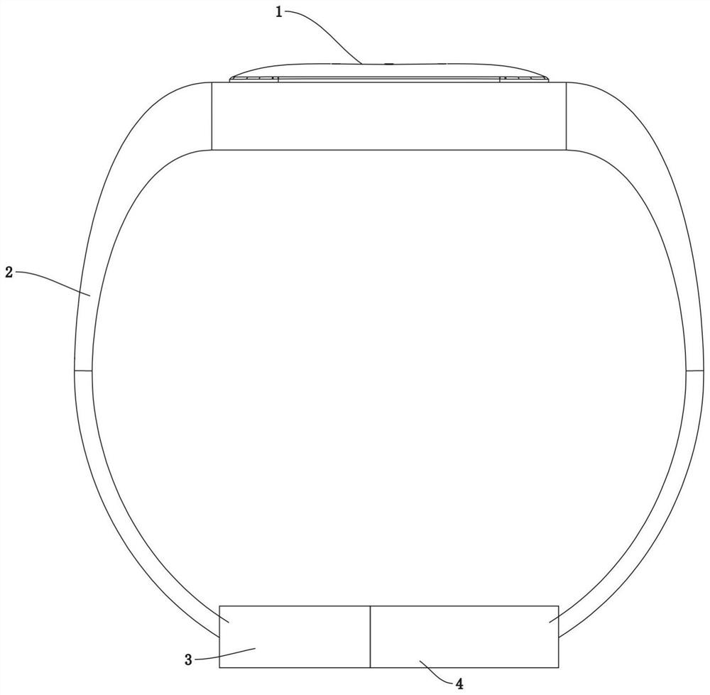 Cardiovascular monitoring wearable device and use method