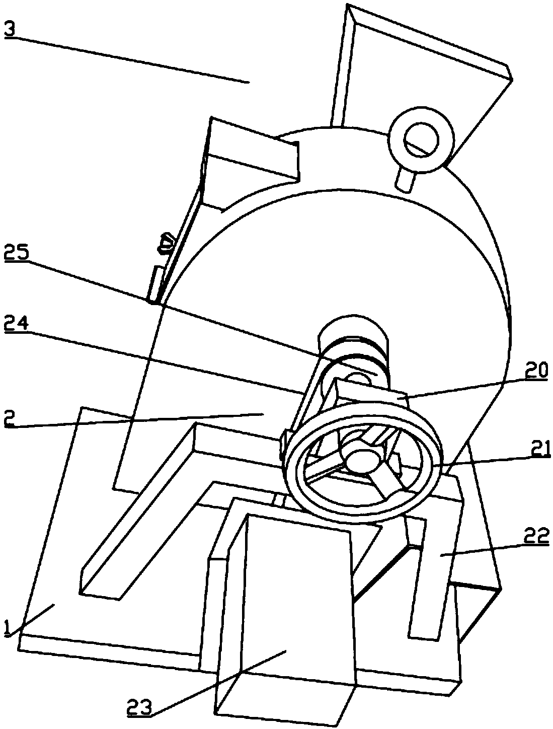 Pod huller capable of performing quick separation