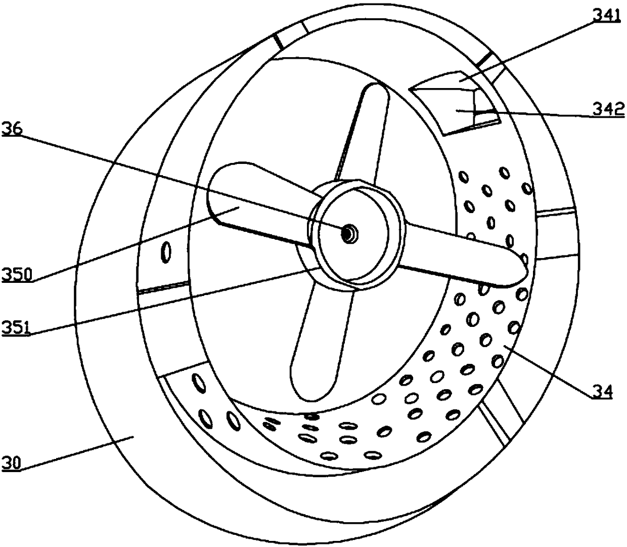 Pod huller capable of performing quick separation