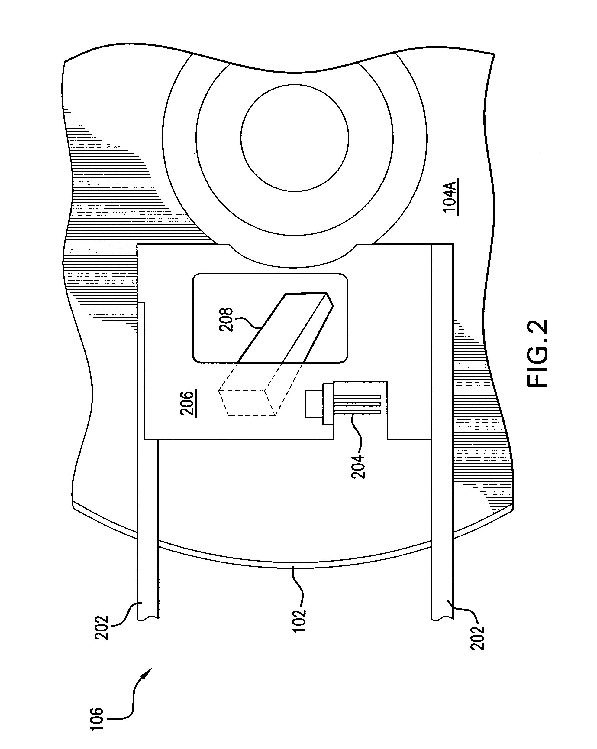 Optical print head using a glass arm waveguide