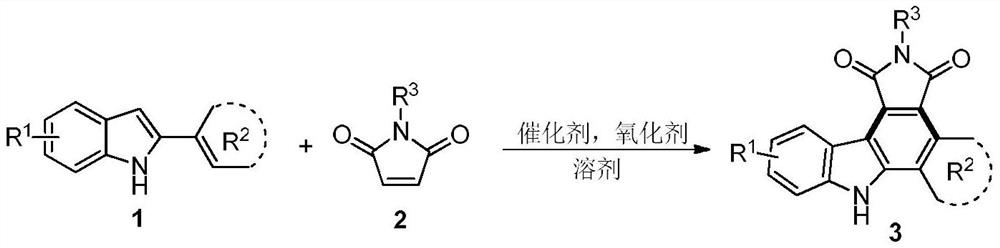 Synthesis method of benzo [a] pyrrolo [3, 4-c] carbazole-1, 3 (2H, 8H)-diketone compound