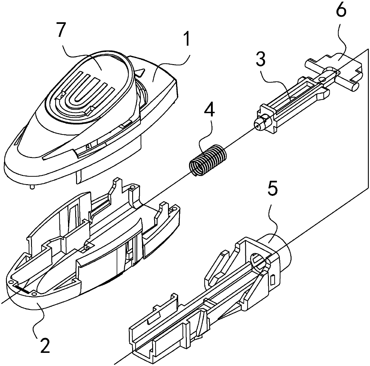 Single-step operation inner-cap type blood collector