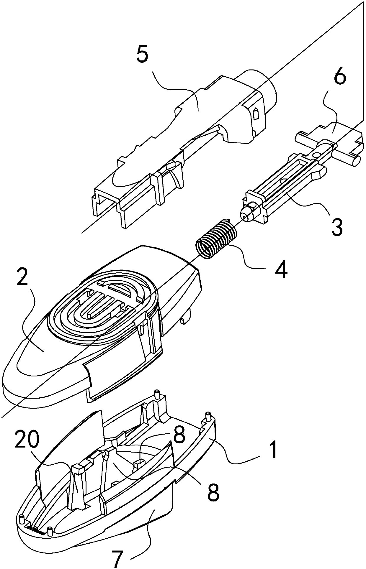 Single-step operation inner-cap type blood collector