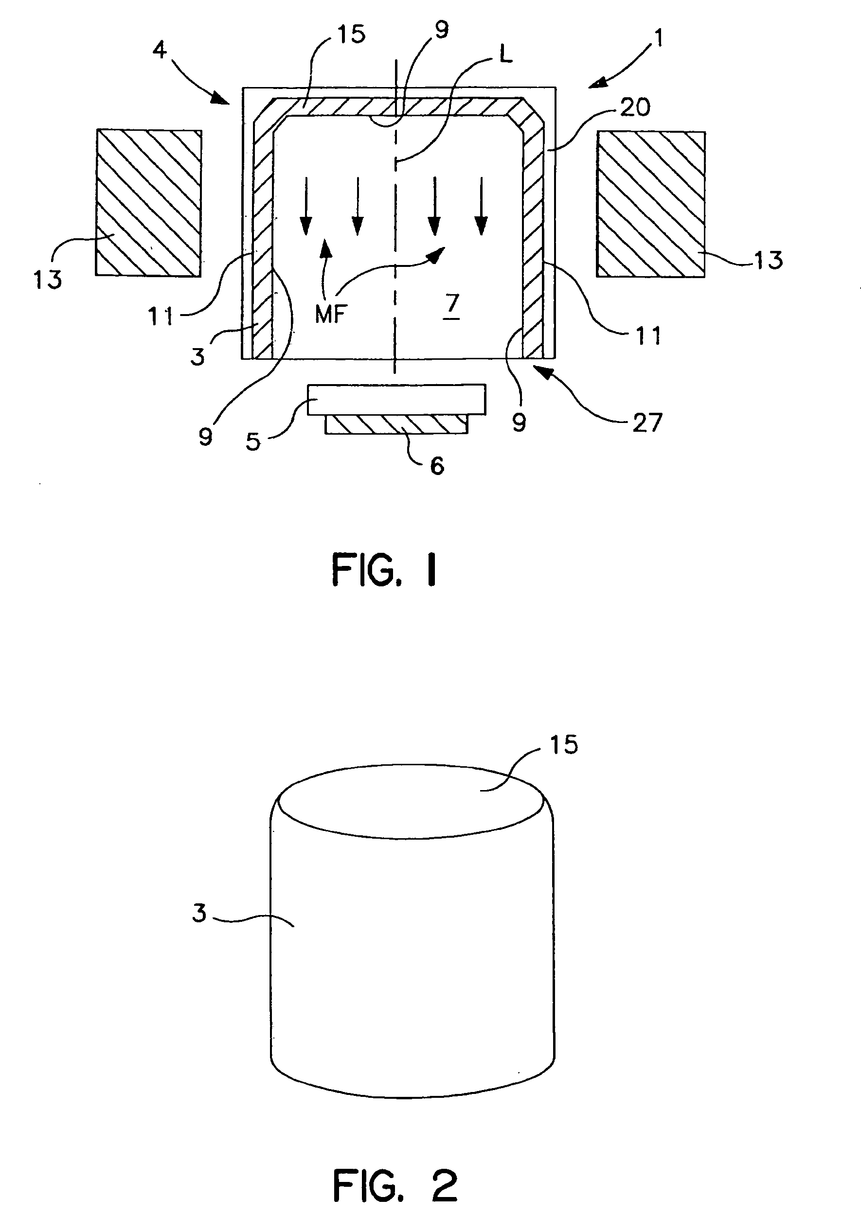 Hollow cathode target and methods of making same