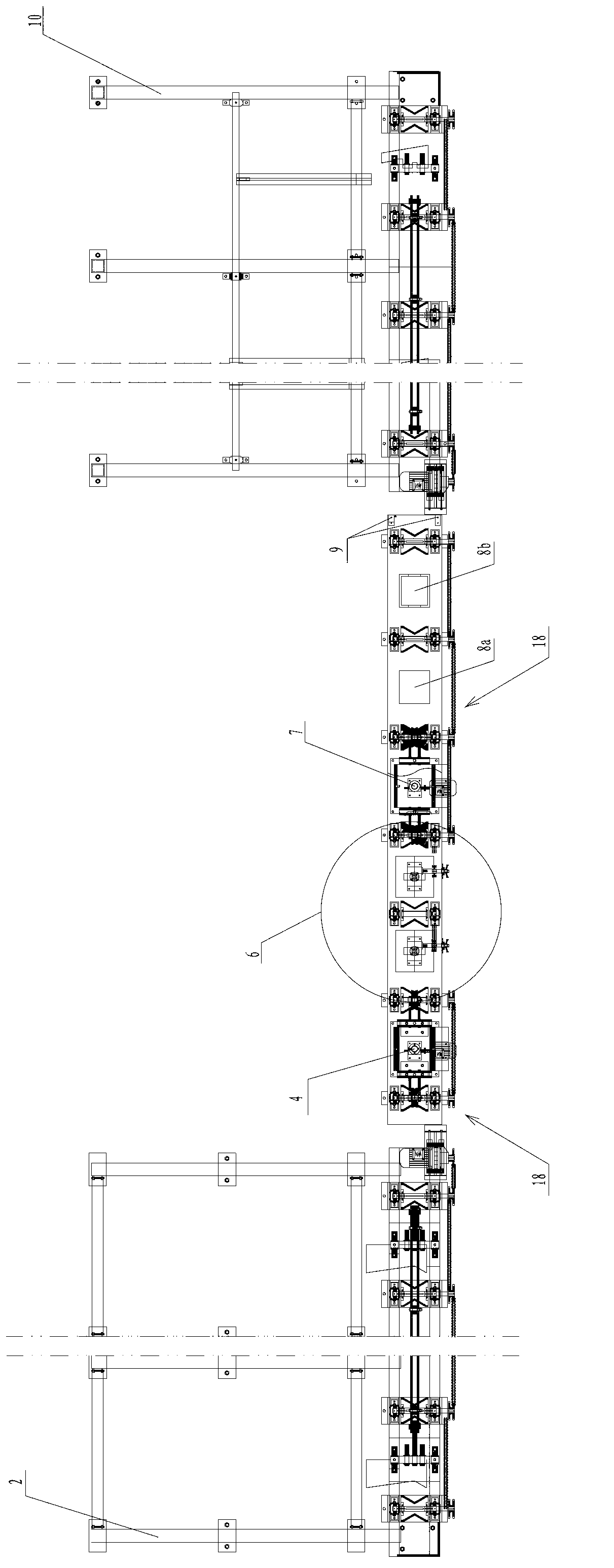 Eddy current detecting device of seamless steel tubes