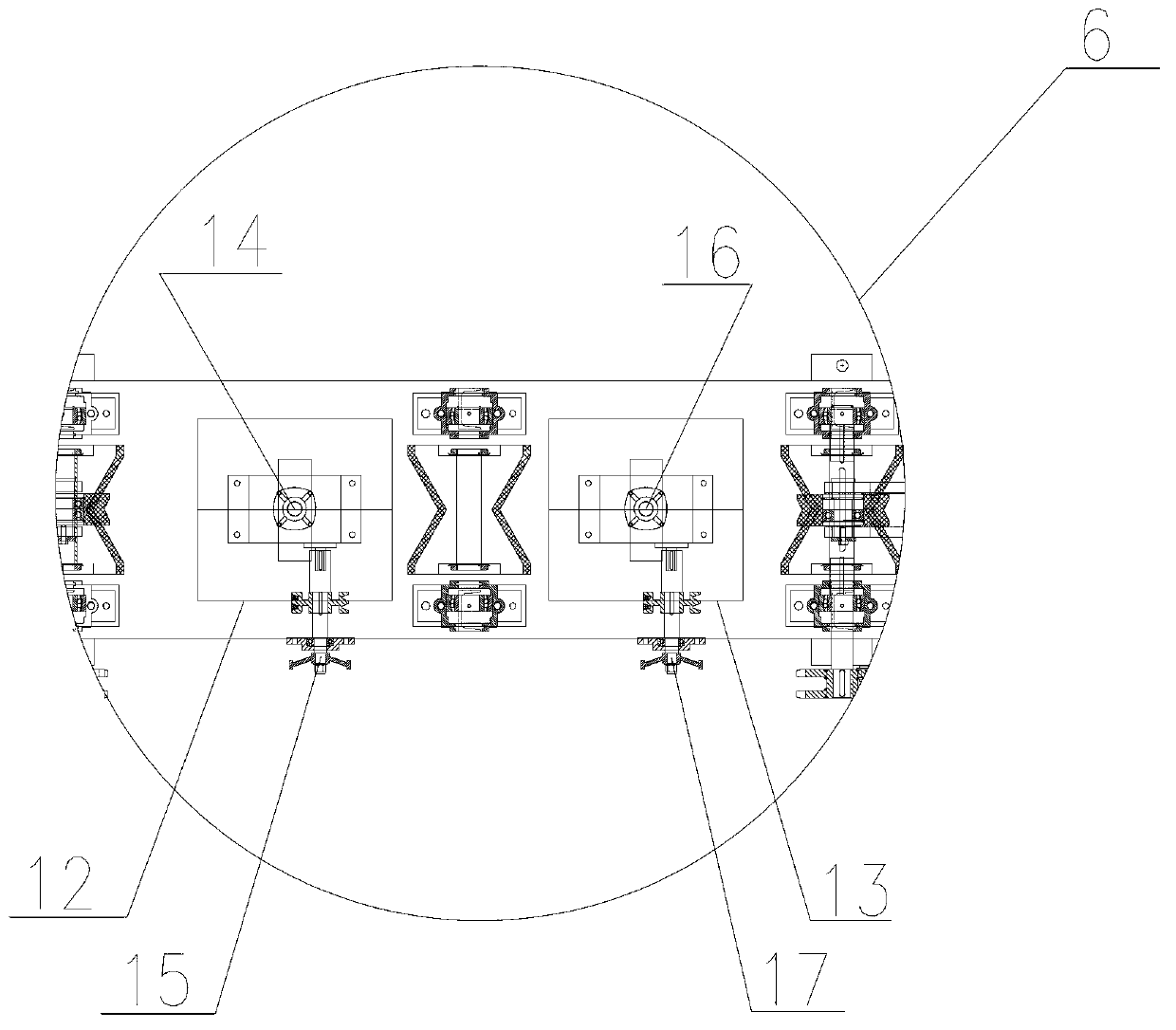 Eddy current detecting device of seamless steel tubes