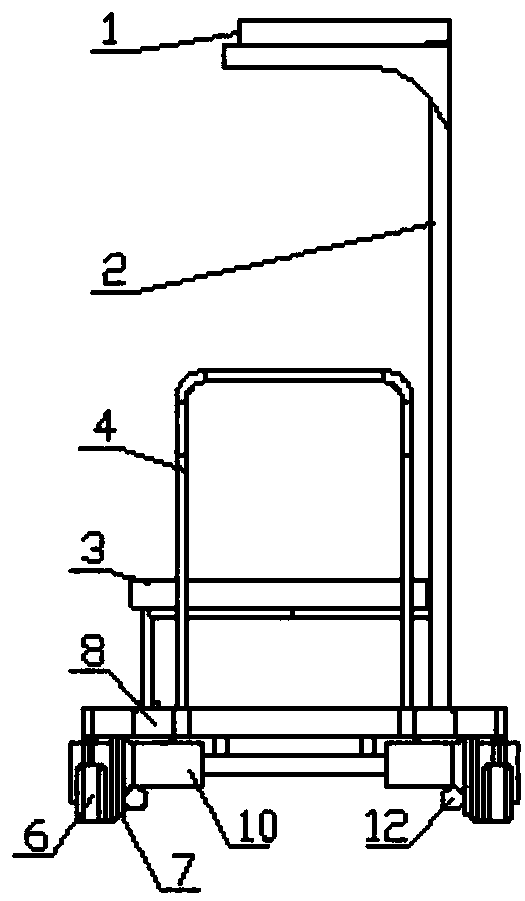 Agricultural greenhouse transportation vehicle