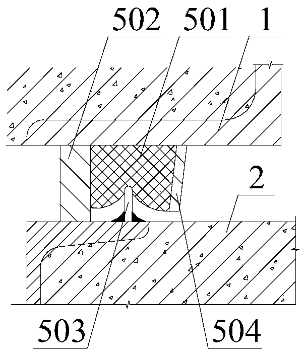 High-speed railway tunnel escape channel concrete structure fireproof protection door